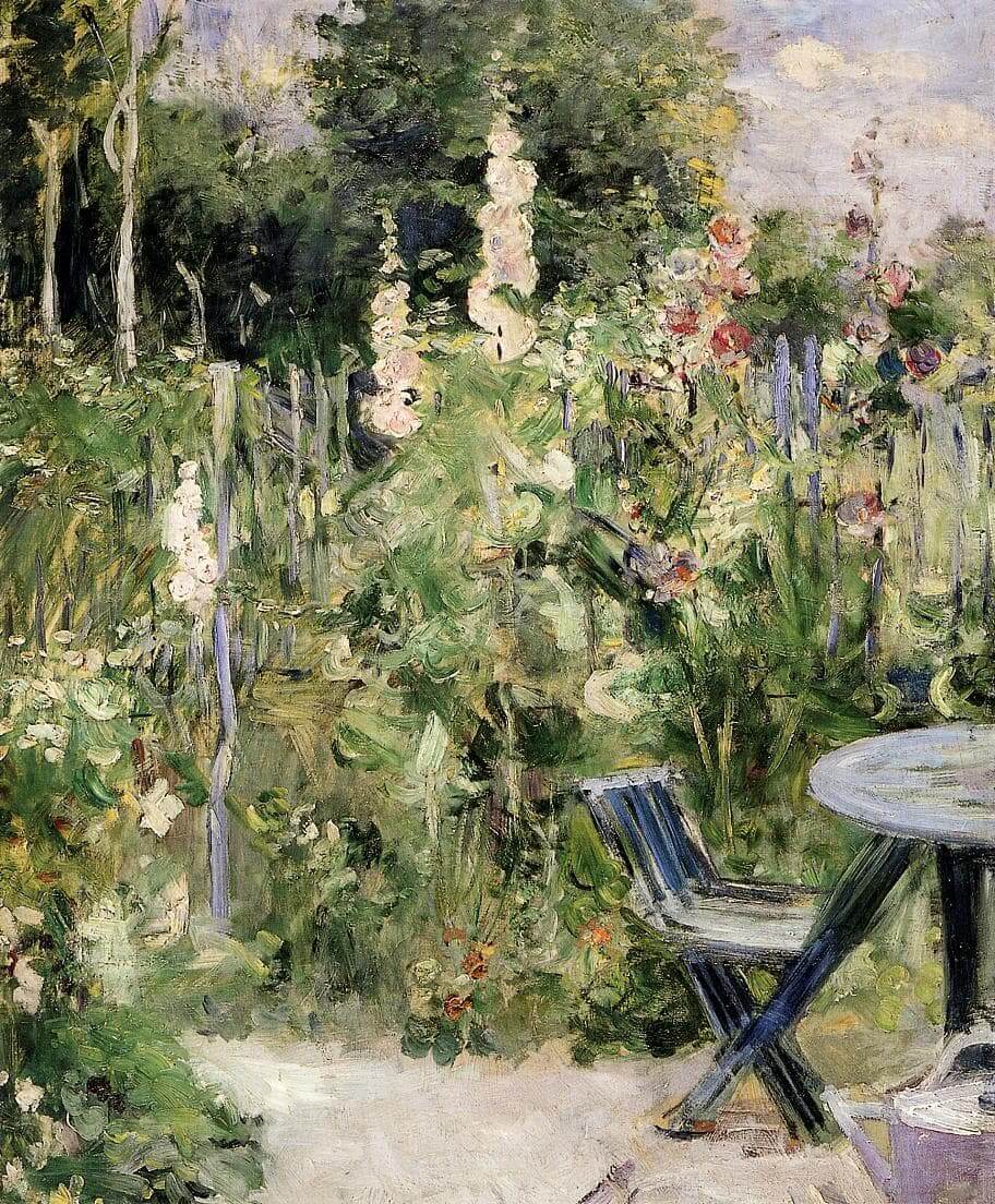 Create your website with blocks “Roses Trémières” by Berthe Morisot