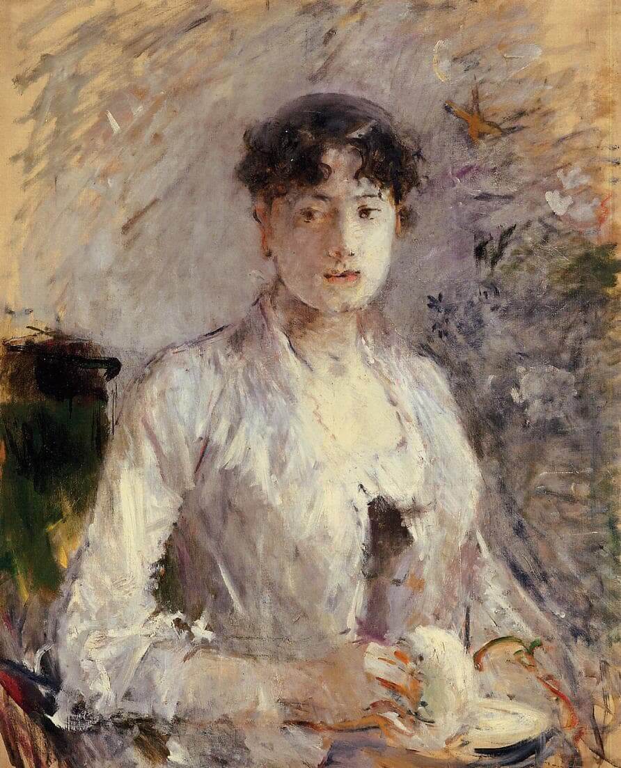 Create your website with blocks “Young Woman in Mauve” by Berthe Morisot